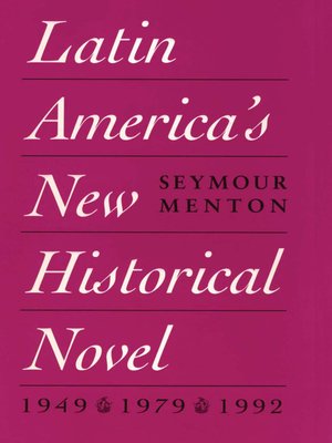 cover image of Latin America's New Historical Novel
